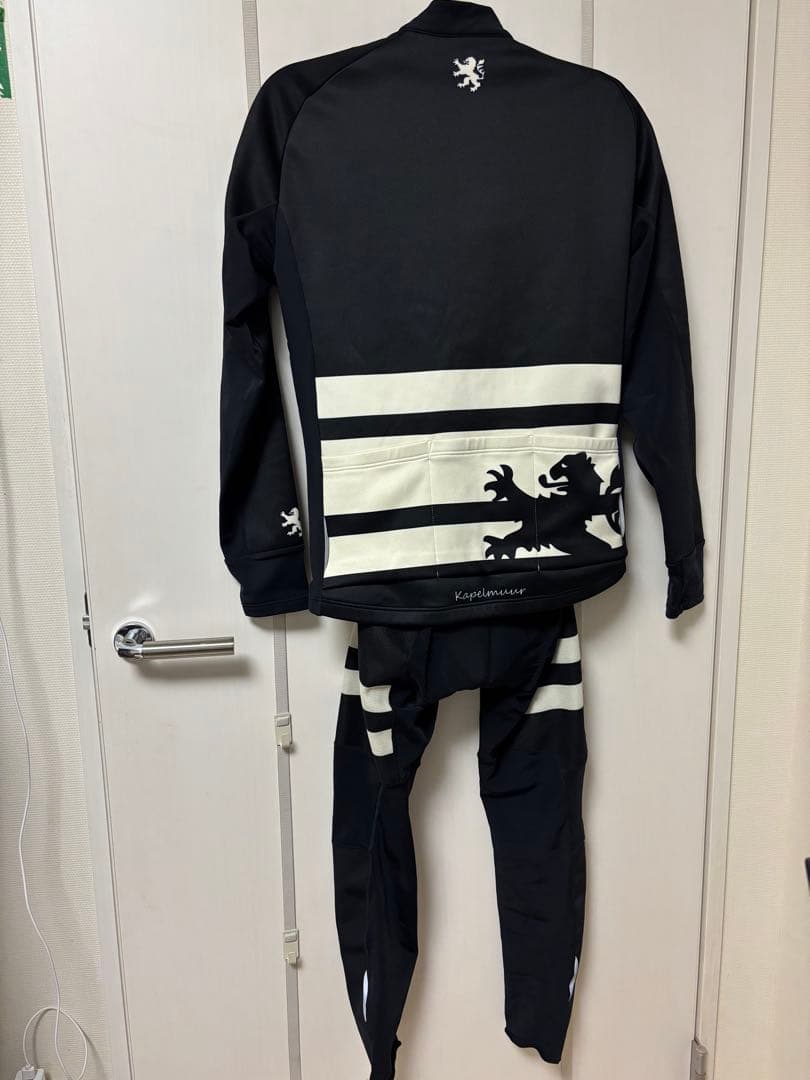 Kapelmuur サイクルジャケット ブラック　カペルミュールM 裏起毛