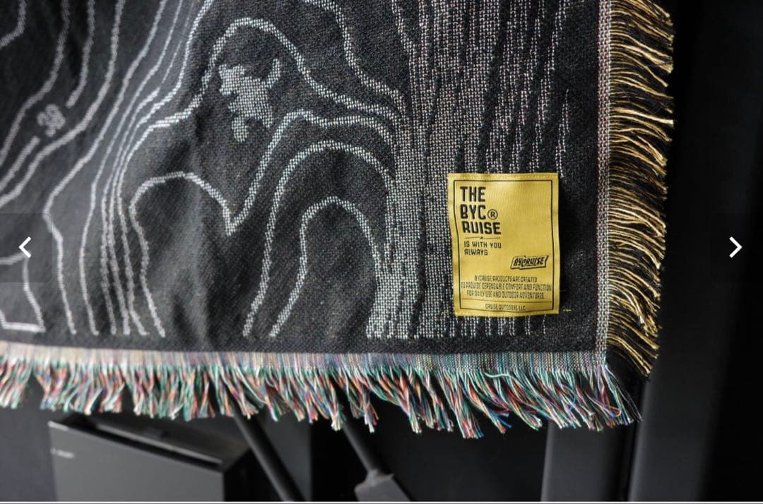 未開封　BYCRUISE JACQUARD BLANKET