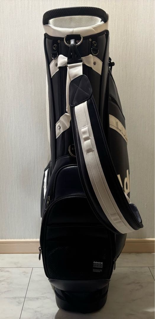 美品　アドミラル ゴルフ スタンド キャディバッグ ネイビー