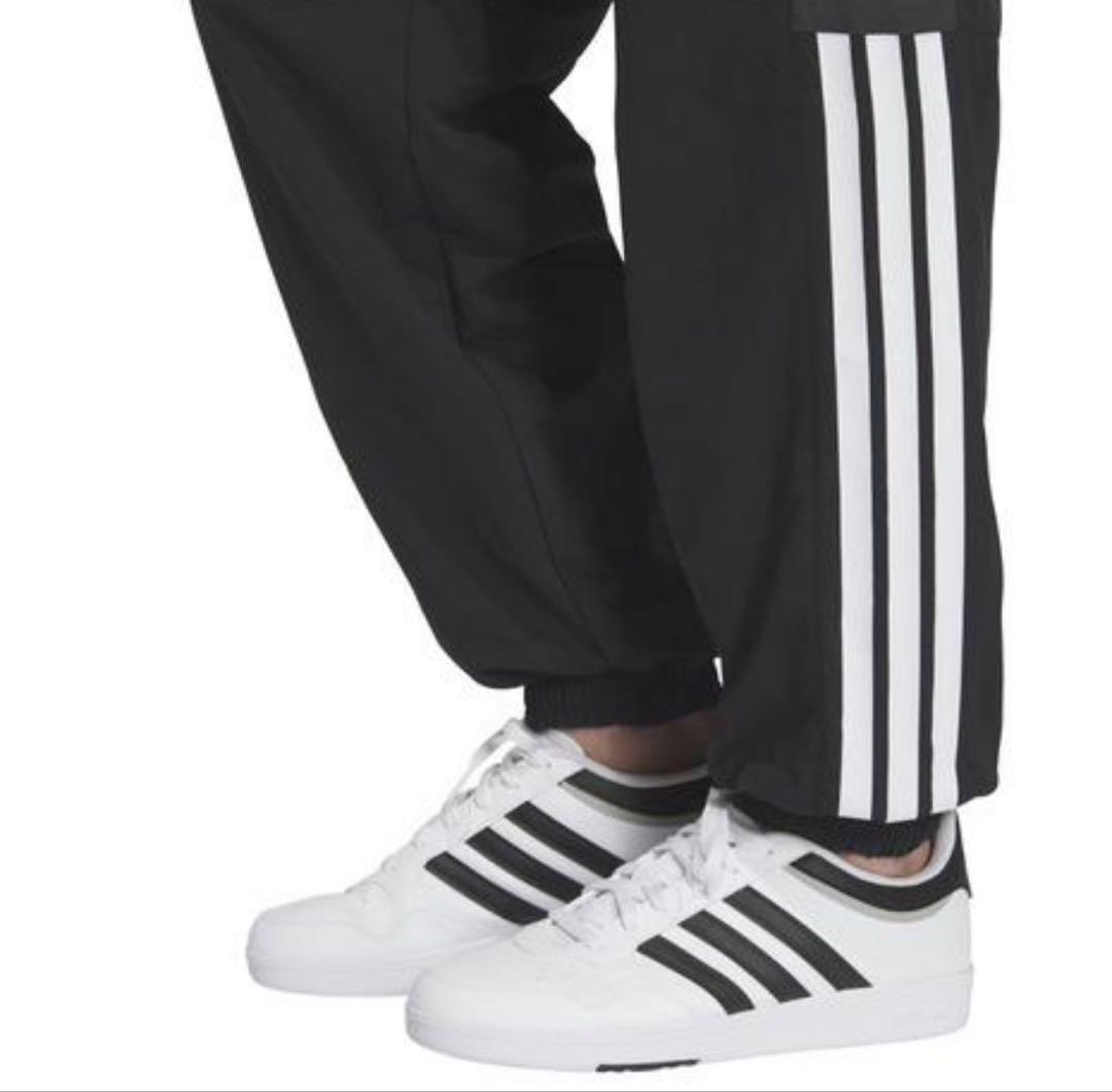 adidas ウインドブレーカー パンツ　ブラック 2LL サイズ