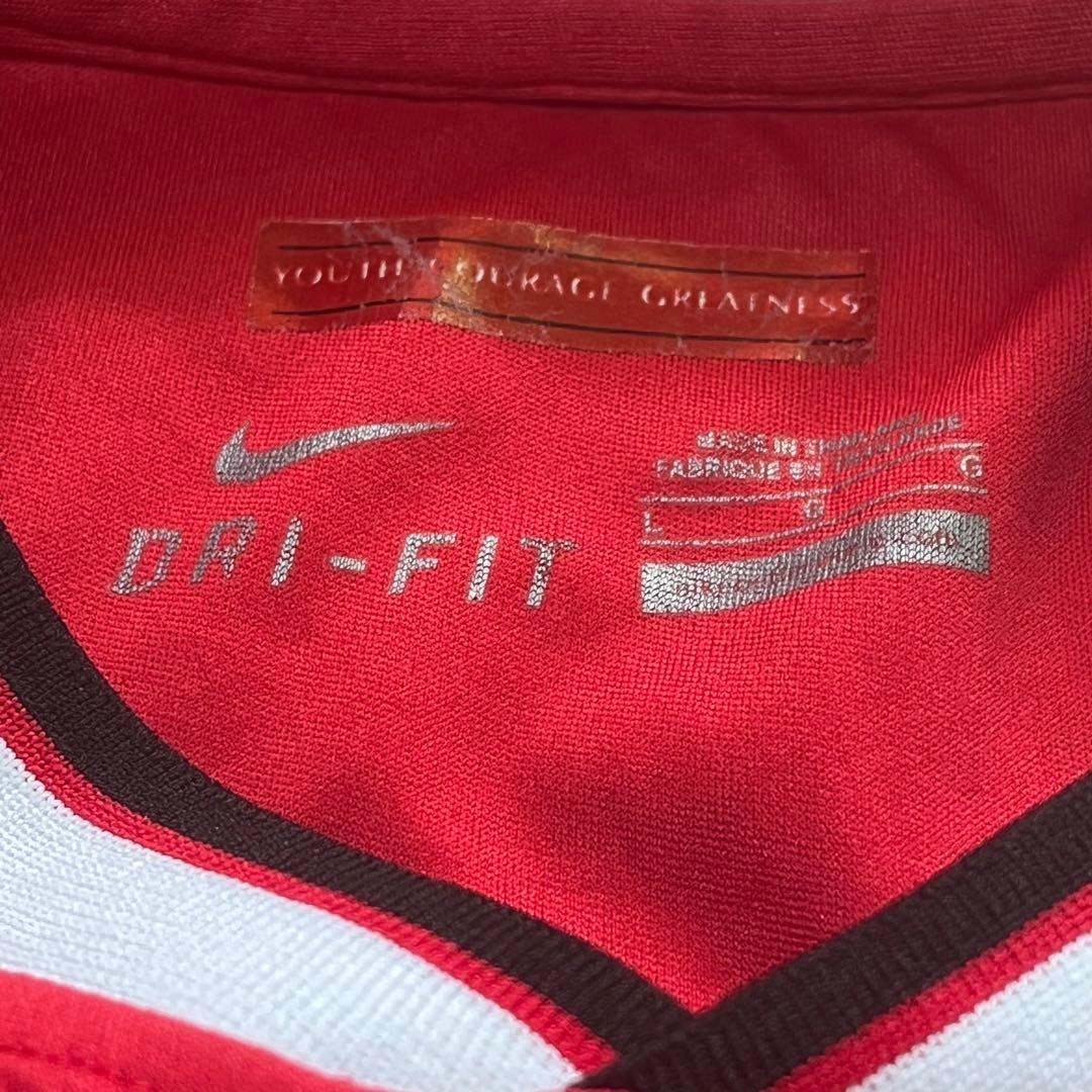 90s y2k NIKE マンチェスターユナイテッド サッカーシャツ TEE 赤