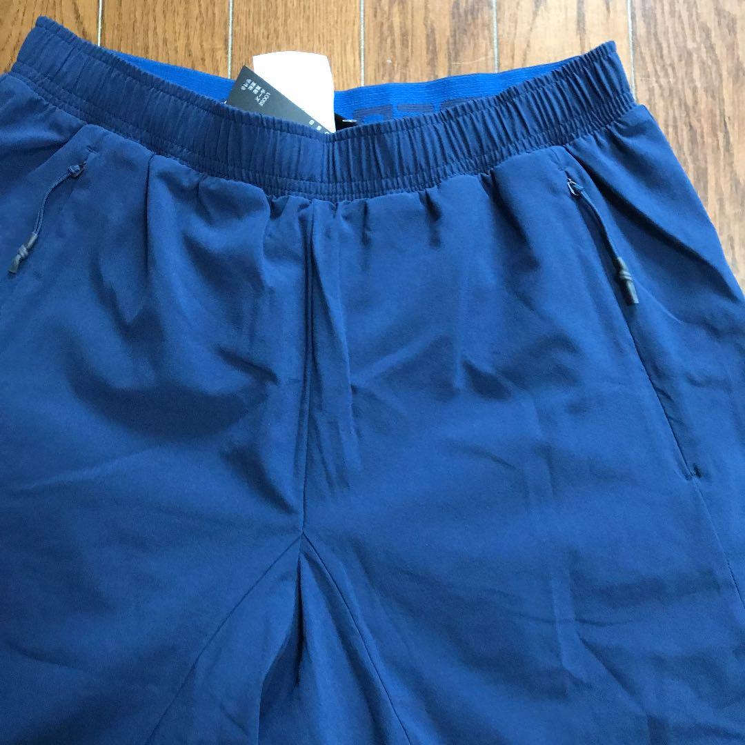アンダーアーマー ハーフ　パンツ　ネイビー　紺　新品　未使用　タグ付き
