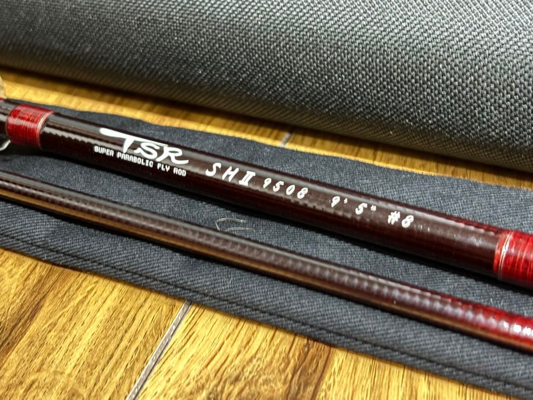 美品　TSR SH2 9508 フライロッド 9' 5\" # 8 ケース付き