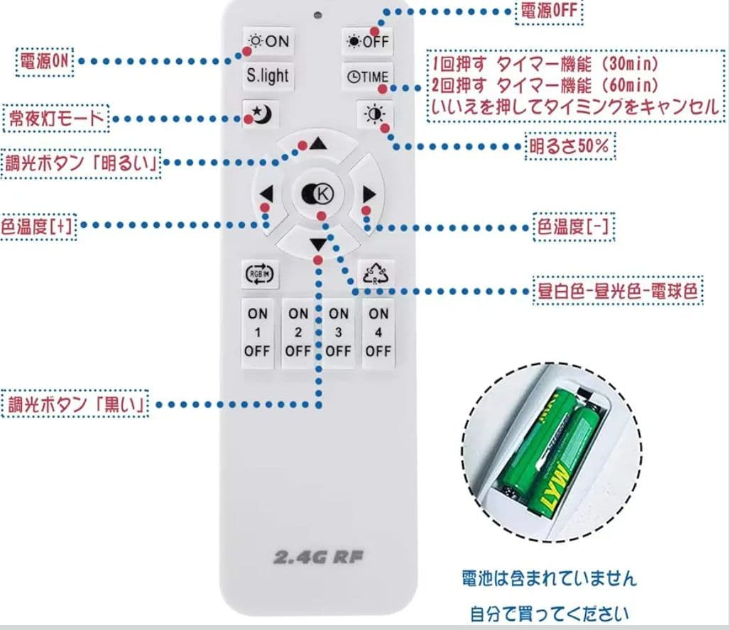 LED シーリングライト 北欧 円形省エネ アクリルシャンデリア リモコン付