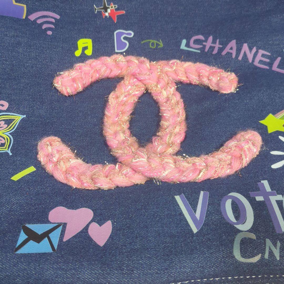 CHANEL デニムブルー ショルダーバッグ値下げ不可ラスト１点
