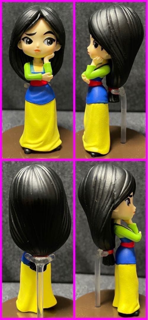 qposket petit ディズニー ベル アリエル ムーラン ジャスミン
