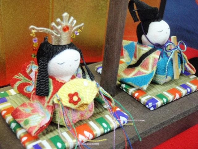 即納！限定値下げ♪●新品！高さ37 ちりめん ひな人形 吊るし飾り 京都龍虎堂●