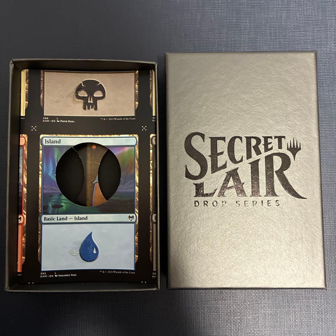 secret lair アンカットシート　加工品　基本土地　珍品