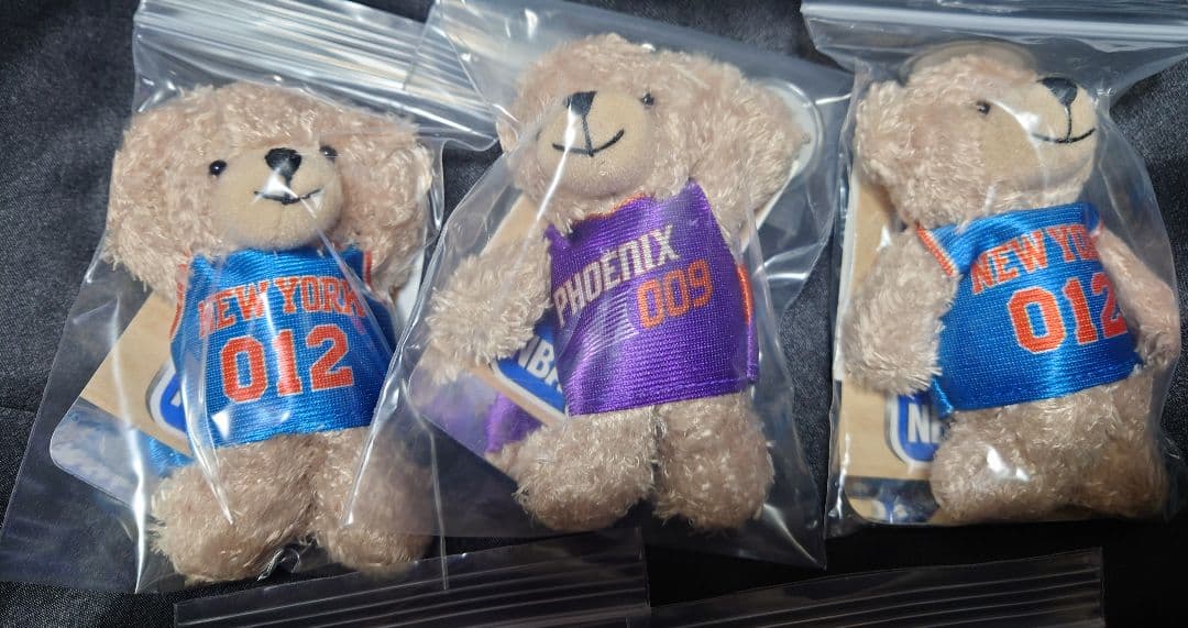 黒子のバスケ 黒バス ぬいぐるみ NBAコラボ ベアーキーリング マスコット