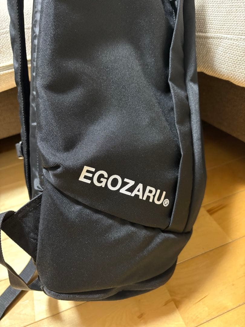 値下げ！EGOZARU エゴザル　黒 リュック　バスケミニバスコンパクト数回使用