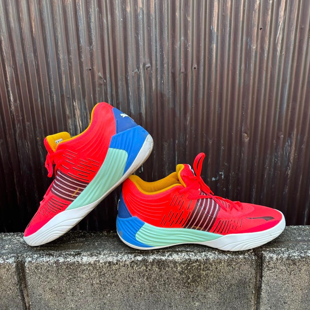 プーマ PUMA バスケットシューズ バッシュ フュージョン ニトロ レッド