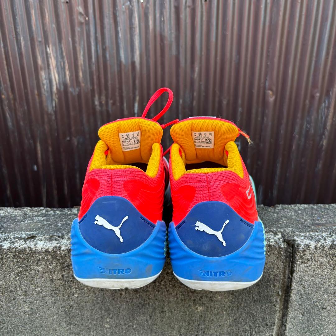プーマ PUMA バスケットシューズ バッシュ フュージョン ニトロ レッド