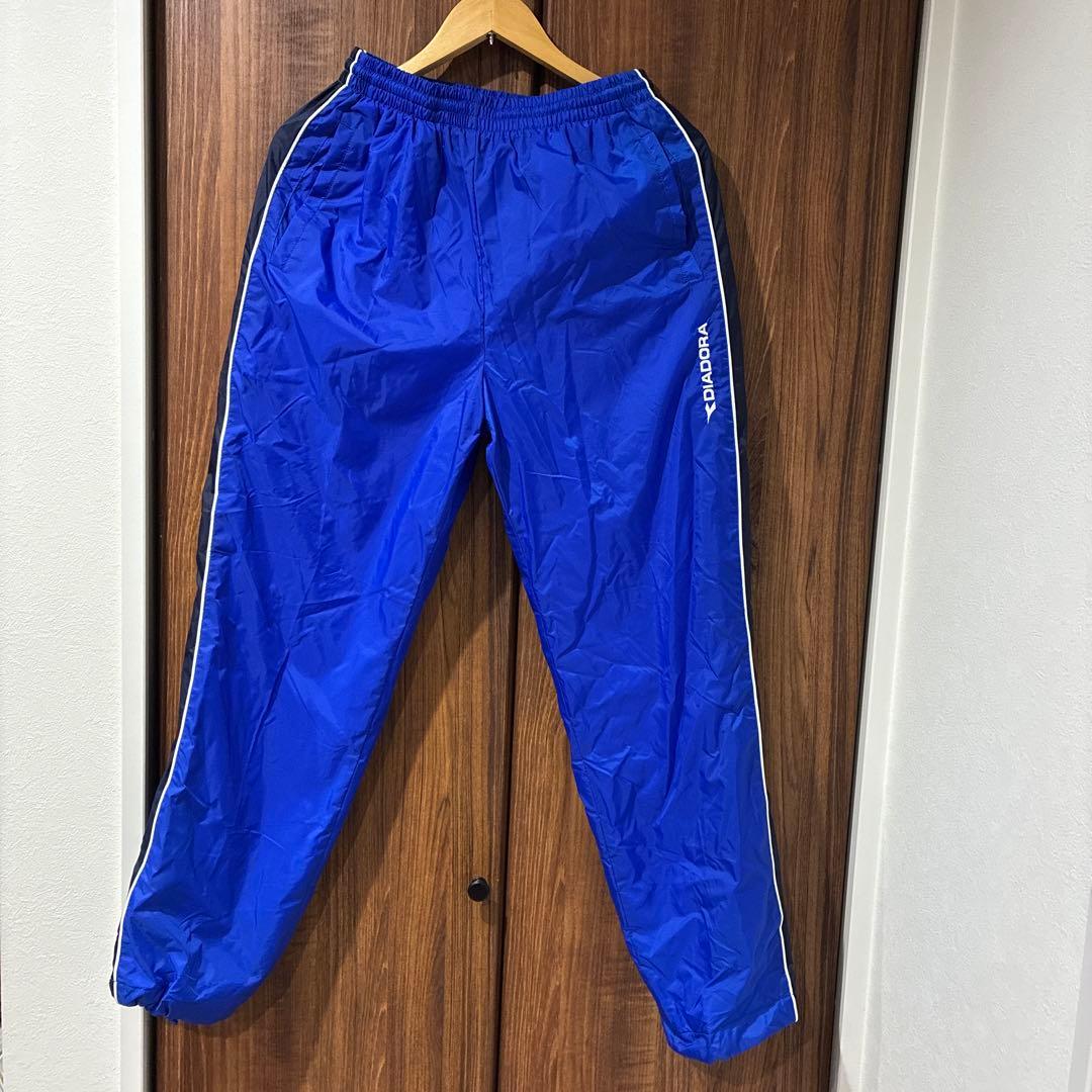 DIADORA ジャージ 上下セット Mサイズ 青