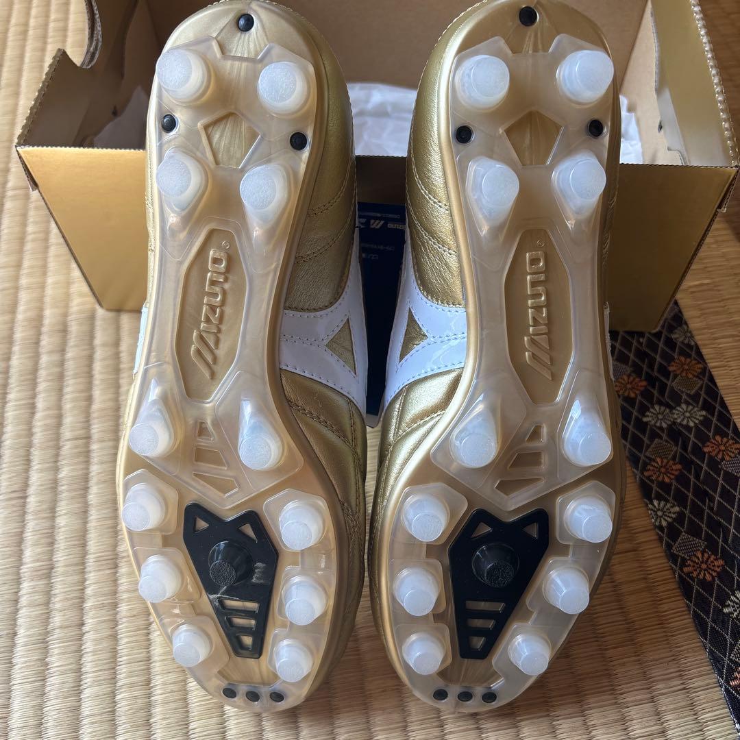 Mizuno プロフェッショナルモデル サッカーシューズ ゴールド