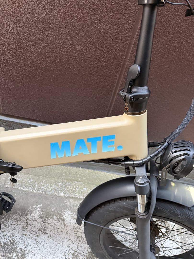 MATE X メイトバイク電動アシスト自転車　ベージュMATE BIKE