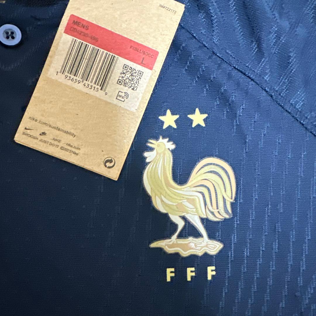 Nike フランス代表 シャツ L ネイビー　オーセンティック