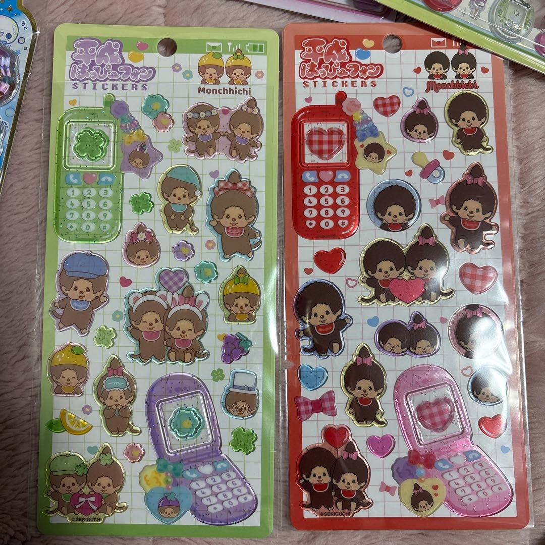 正規品　ボンボンドロップシール　たまごっち　しすぐちゃん　平成はっぴーフォン