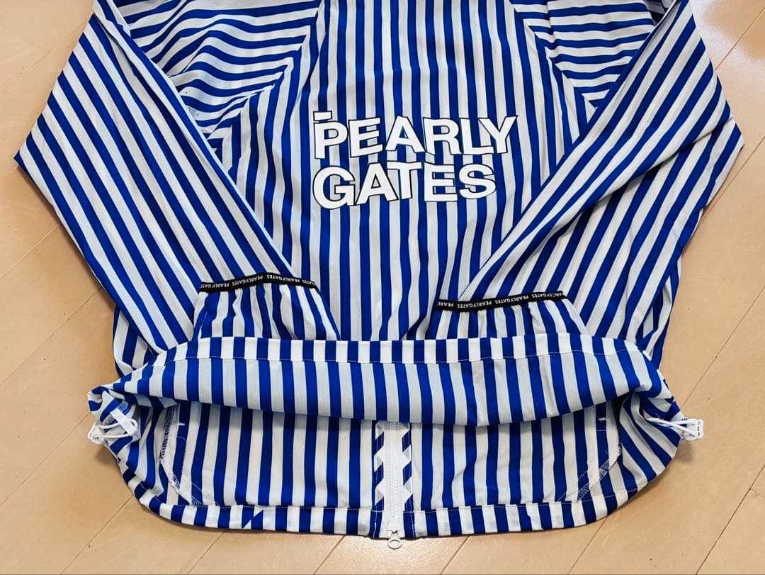 PEARLY GATES ストライプパーカー