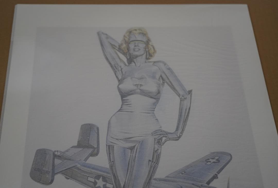 空山基 HAJIME SORAYAMA マリリン・ロボット 直筆サイン 1/20