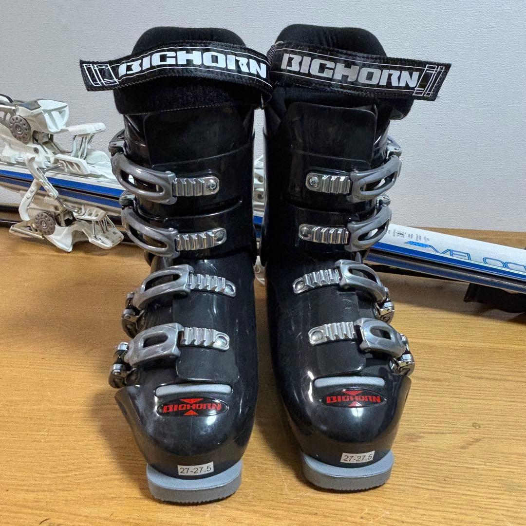 メンズスキーセットストック付　K2 165cm SINANO 27-27.5cm
