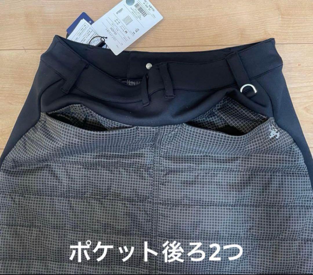ちびすけさん専用【新品】アドミラル　ゴルフ　中綿　スカート　ブラック　Mサイズ
