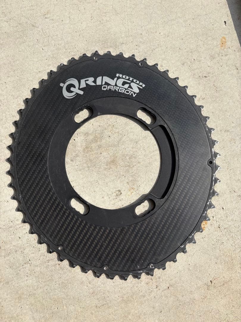 ROTOR Q-Ring Carbon 53T チェーンリング BCD110
