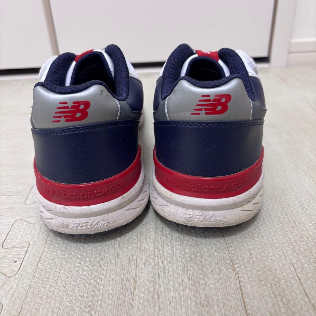 New Balance ゴルフシューズ ネイビー/ホワイト/レッド　27cm