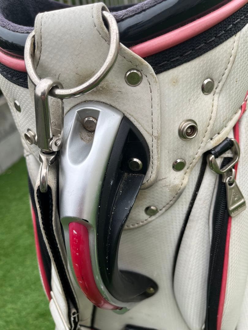 ルコック　スポーティ ゴルフバッグ 白