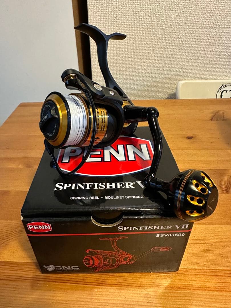 PENNペンSpinfisher VII 3500 スピニングリールIPX5美品