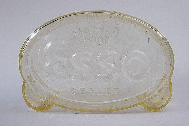 レア！1960’s ESSO エッソ ビンテージ オーバル 貯金箱 オイル缶