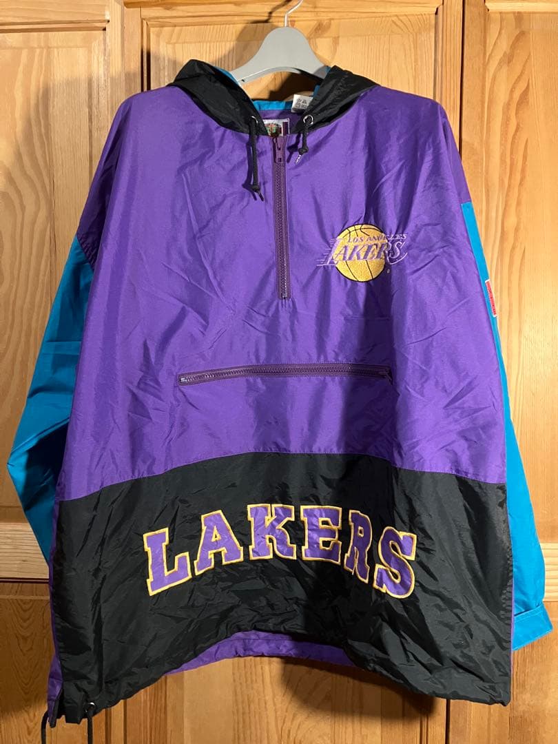 激レア美品90s「in the paint LAKERSプルオーバー」NBA公式