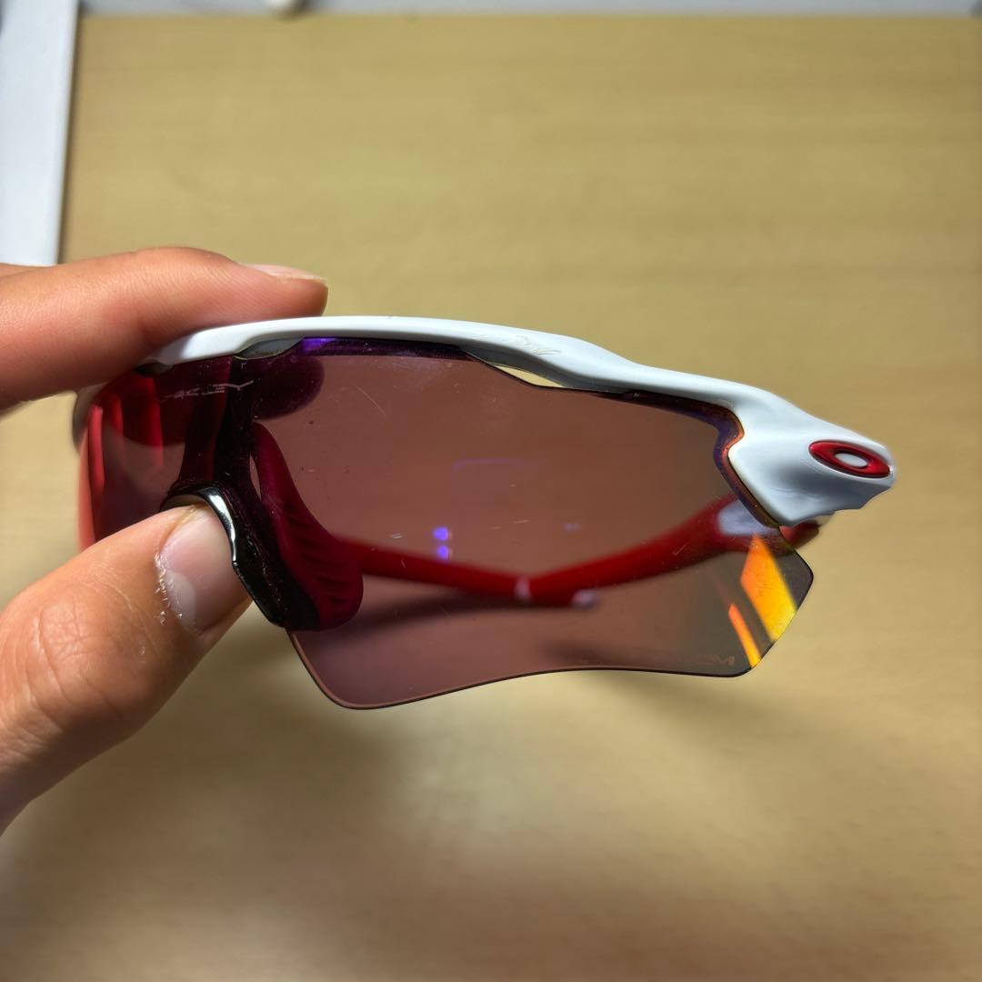 OAKLEY サングラス ホワイト/レッド