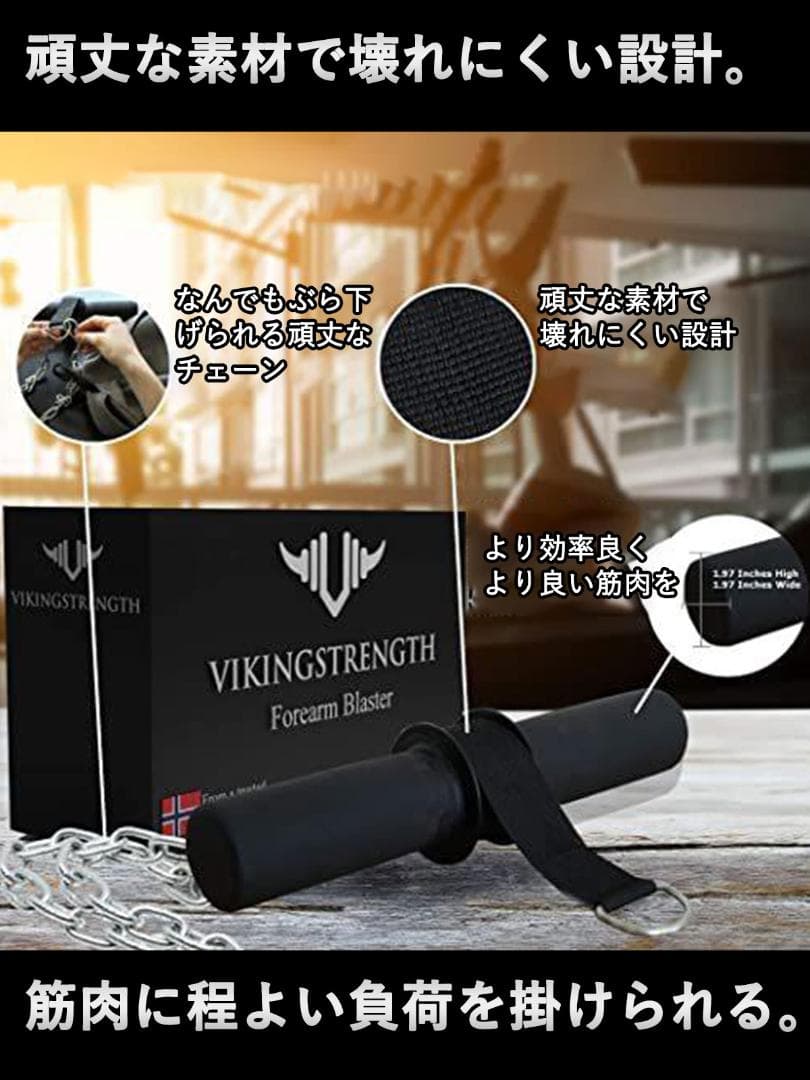 VIKINGSTRENGTH 前腕ブラスター 前腕強化 トレーニング 器具