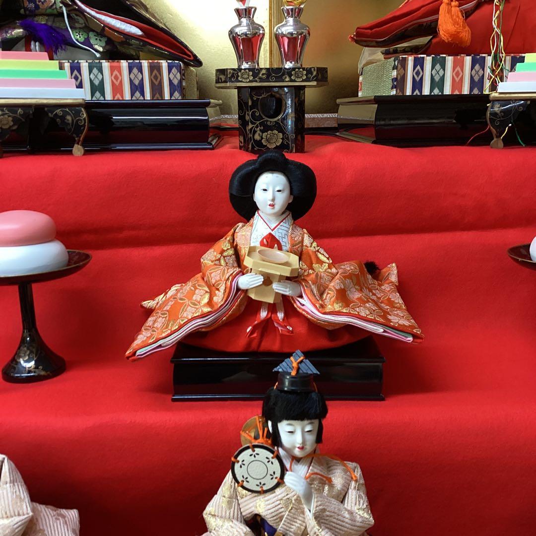 雛人形　七段飾り　雛の恵　中古品　120巾　東玉