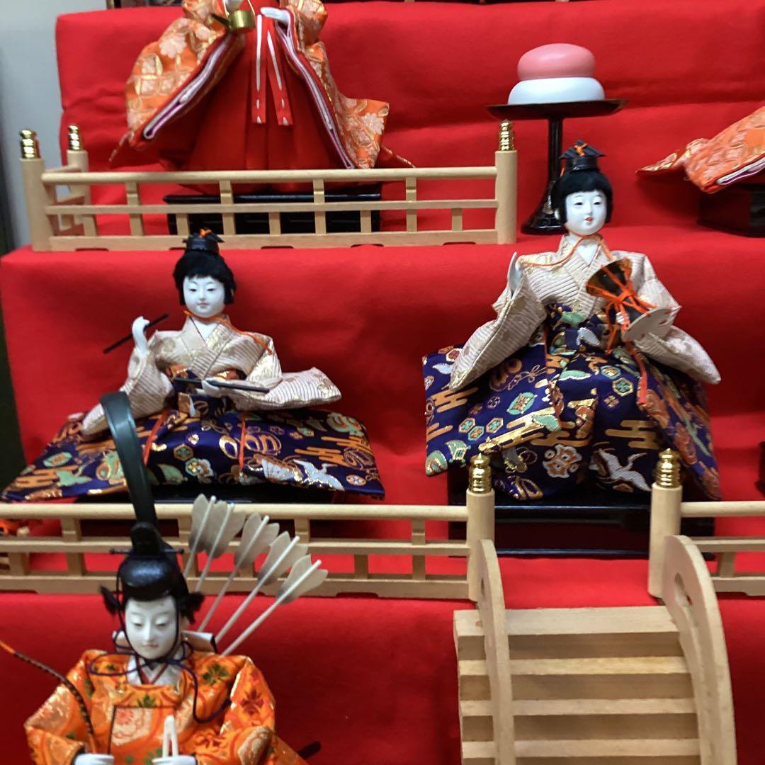 雛人形　七段飾り　雛の恵　中古品　120巾　東玉