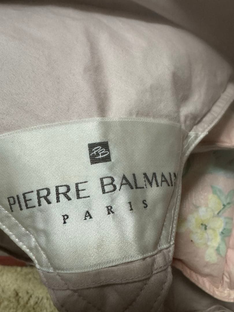 PIERRE BALMAIN 花柄毛布 150×210 cm