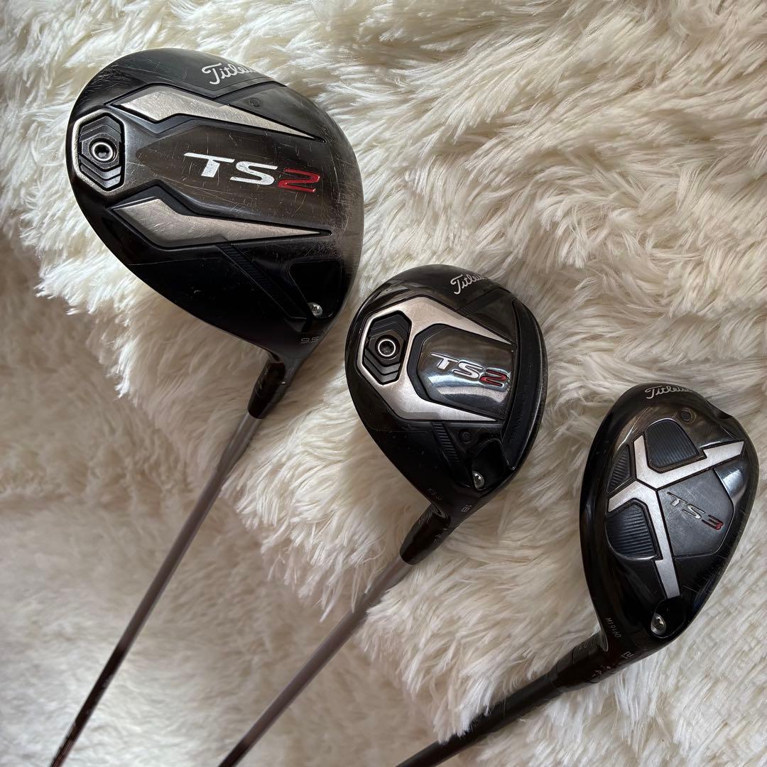 ★Titleist タイトリストTS2 W/1/FW/UT 3本セット