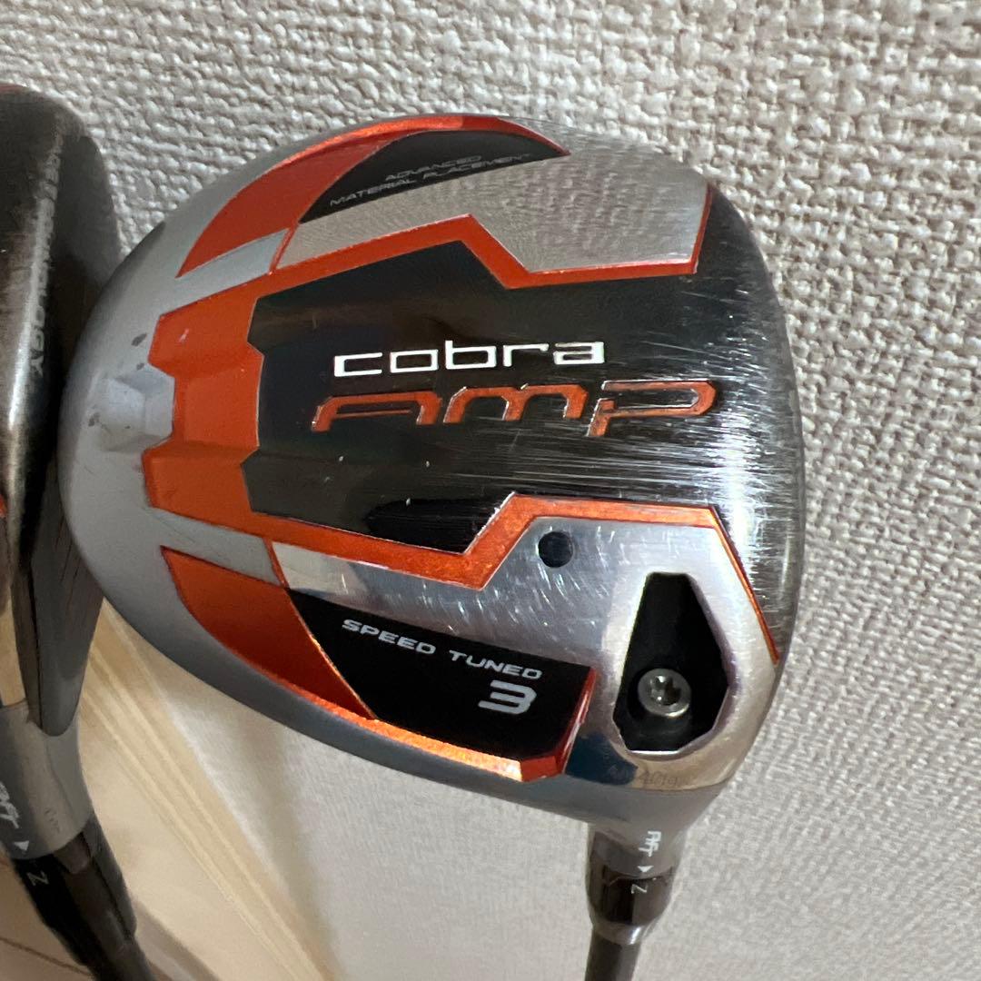 Cobra AMP ドライバー 10.5度、フェアウェイウッド 3W15度