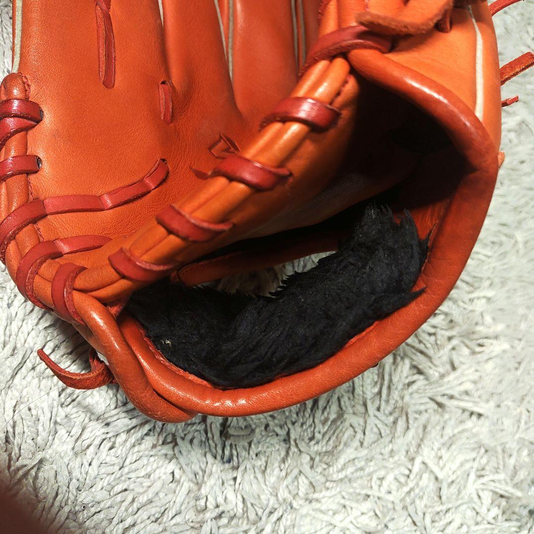 【左利き】mizuno　ミズノ　軟式グローブ　オレンジ　will drive