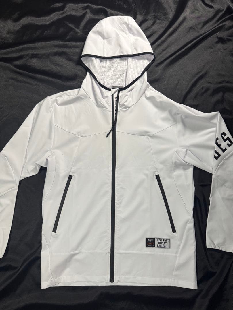 【新品】ZETT BEAMS ウィンドブレーカー ホワイト　LL