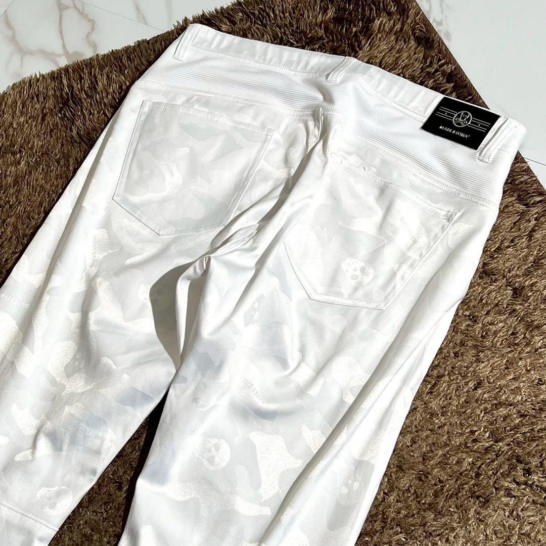 美品✨MARK&LONA ストレッチ ゴルフパンツ カモフラ スラックス 迷彩
