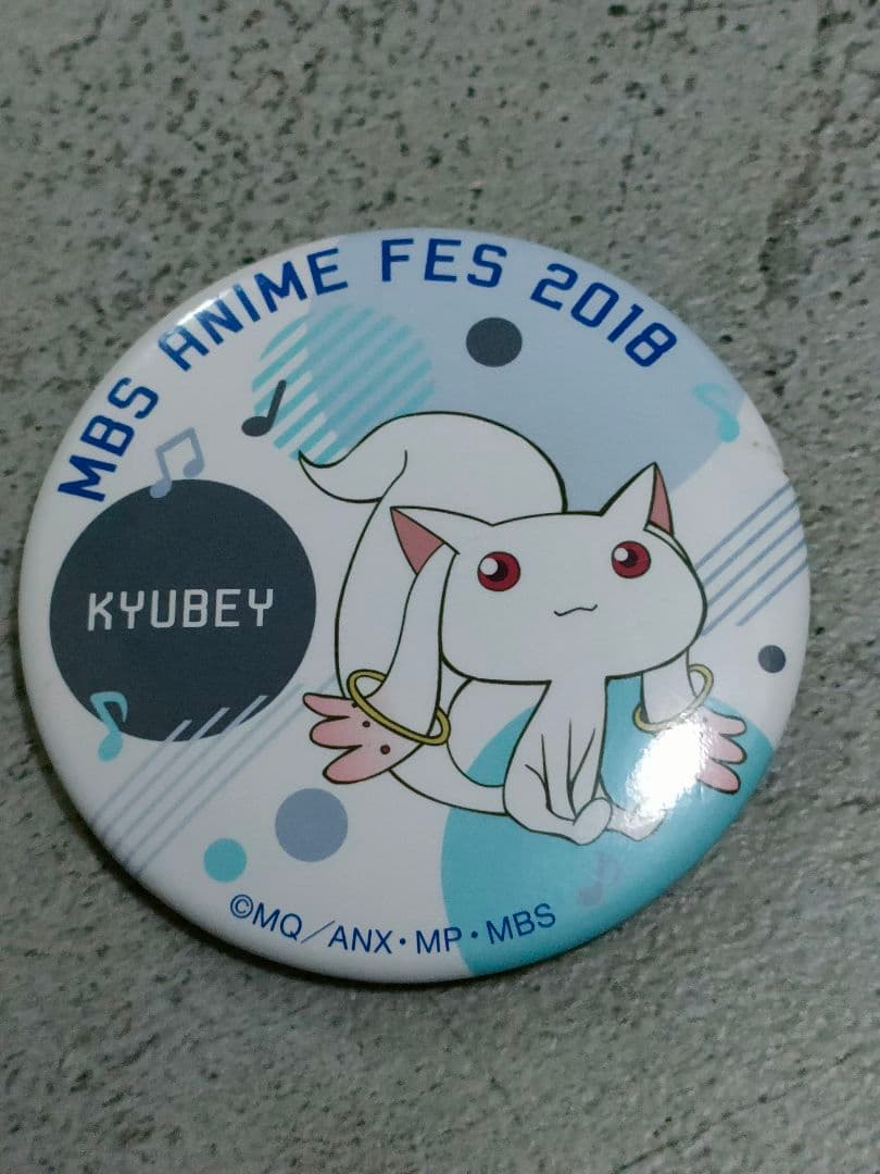 美樹さやか＆キュゥべえ　MBSアニメフェス　缶バッジ　魔法少女まどかマギカ