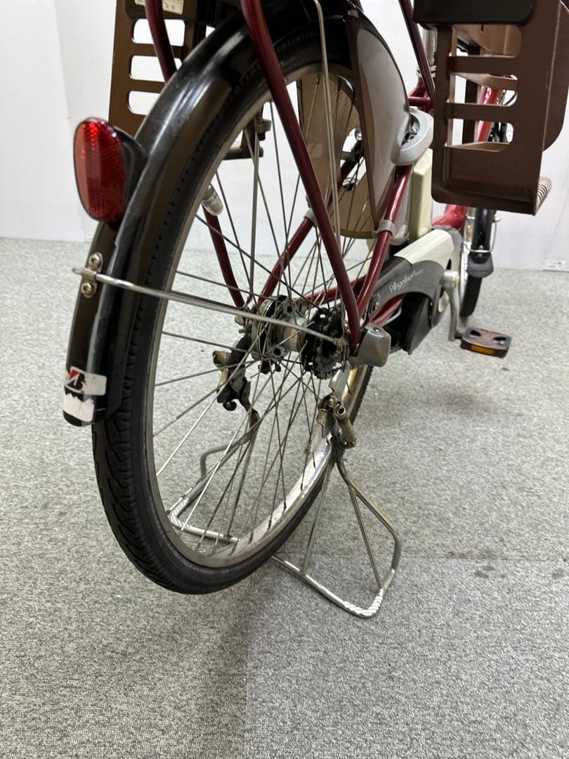 ブリヂストンアンジェリーノ チャイルドシート付き電動自転車　大型フロントカゴ
