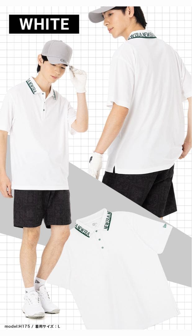 【新品】ニューエラ／ポロシャツ／半袖／Ｍサイズ