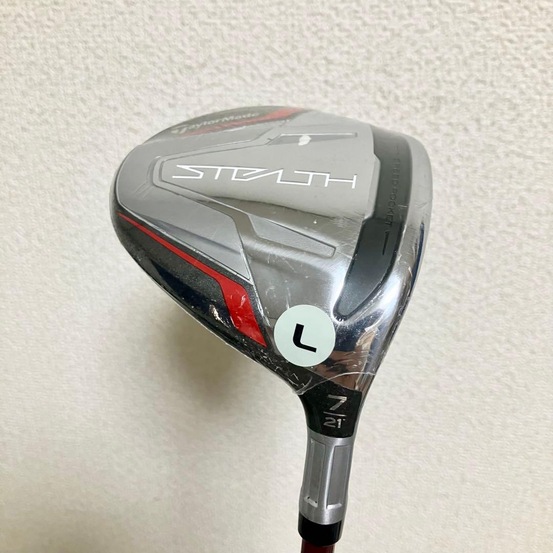 【新品】レディースL/テーラーメイドSTEALETHフェアウェイ21°/カバー付