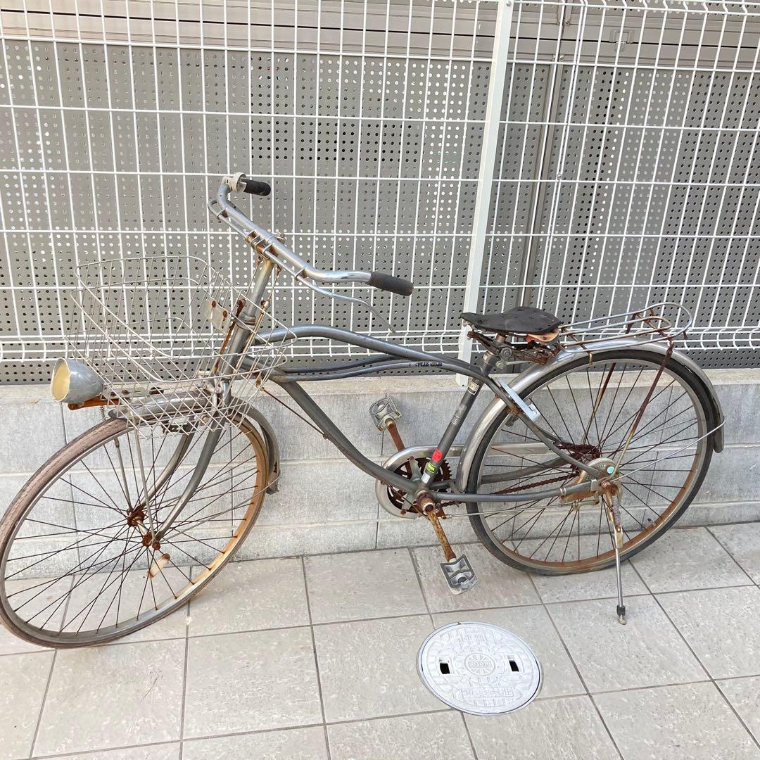 超希少 レトロ 日本製 自転車 MADE IN JAPAN ロッドブレーキ