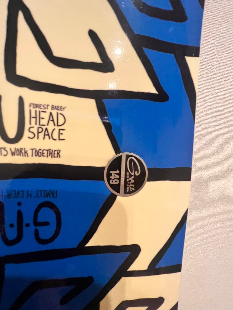 GNU HEAD SPACE スノーボード 149cm