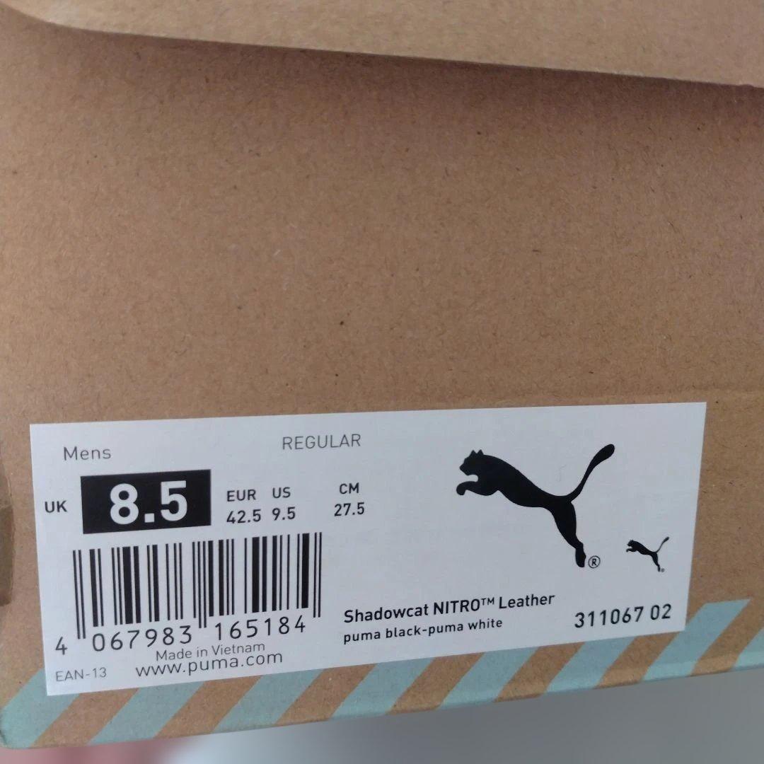 プーマ ゴルフ シャドウキャット ニトロ レザー　27,5cm　ブラック　美品☆