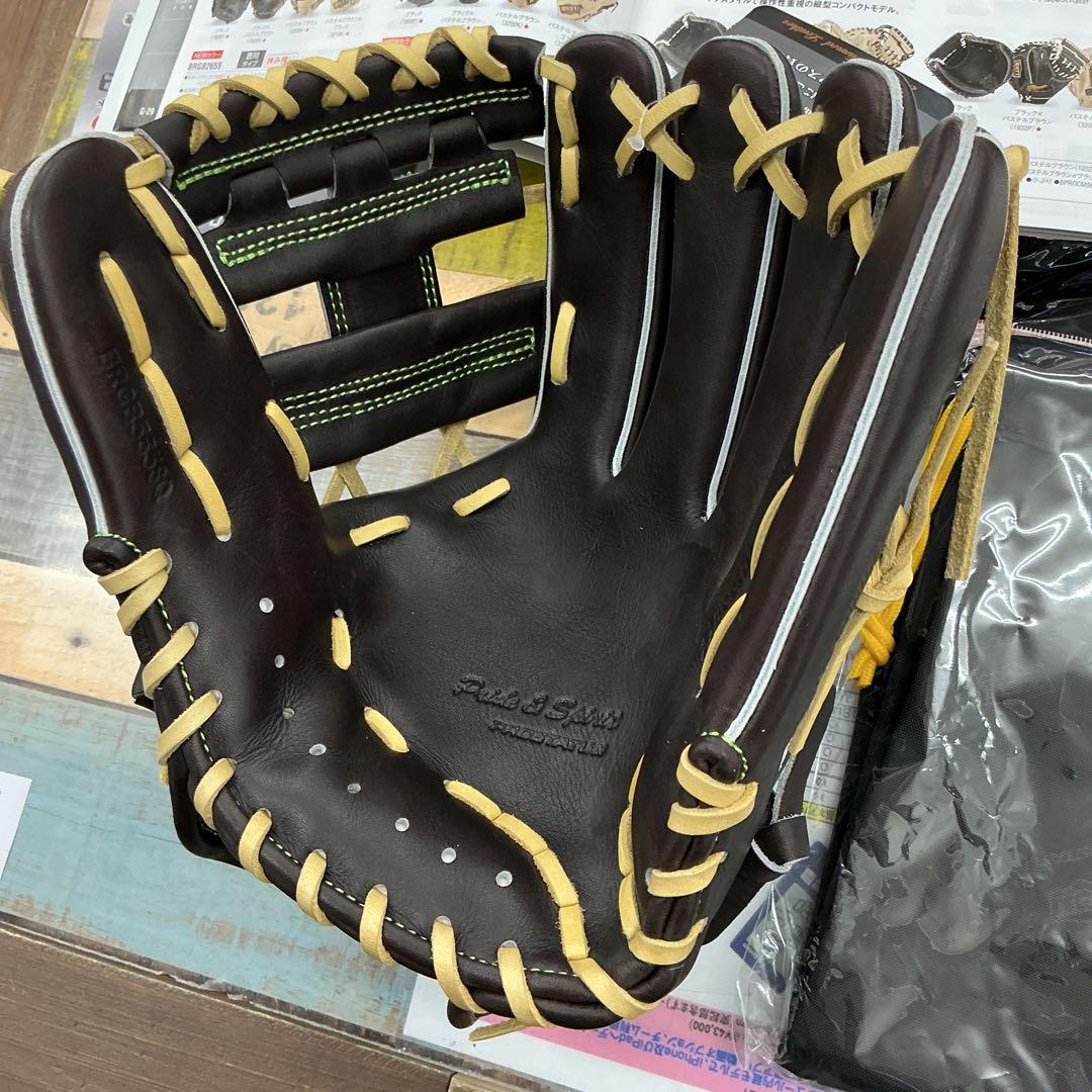ゼットプロステイタスSE軟式野球グローブ　西武源田モデル