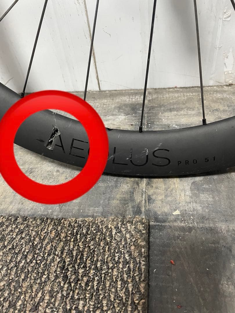 ジャンク品　BONTRAGER AEOLUS PRO 51 ホイール